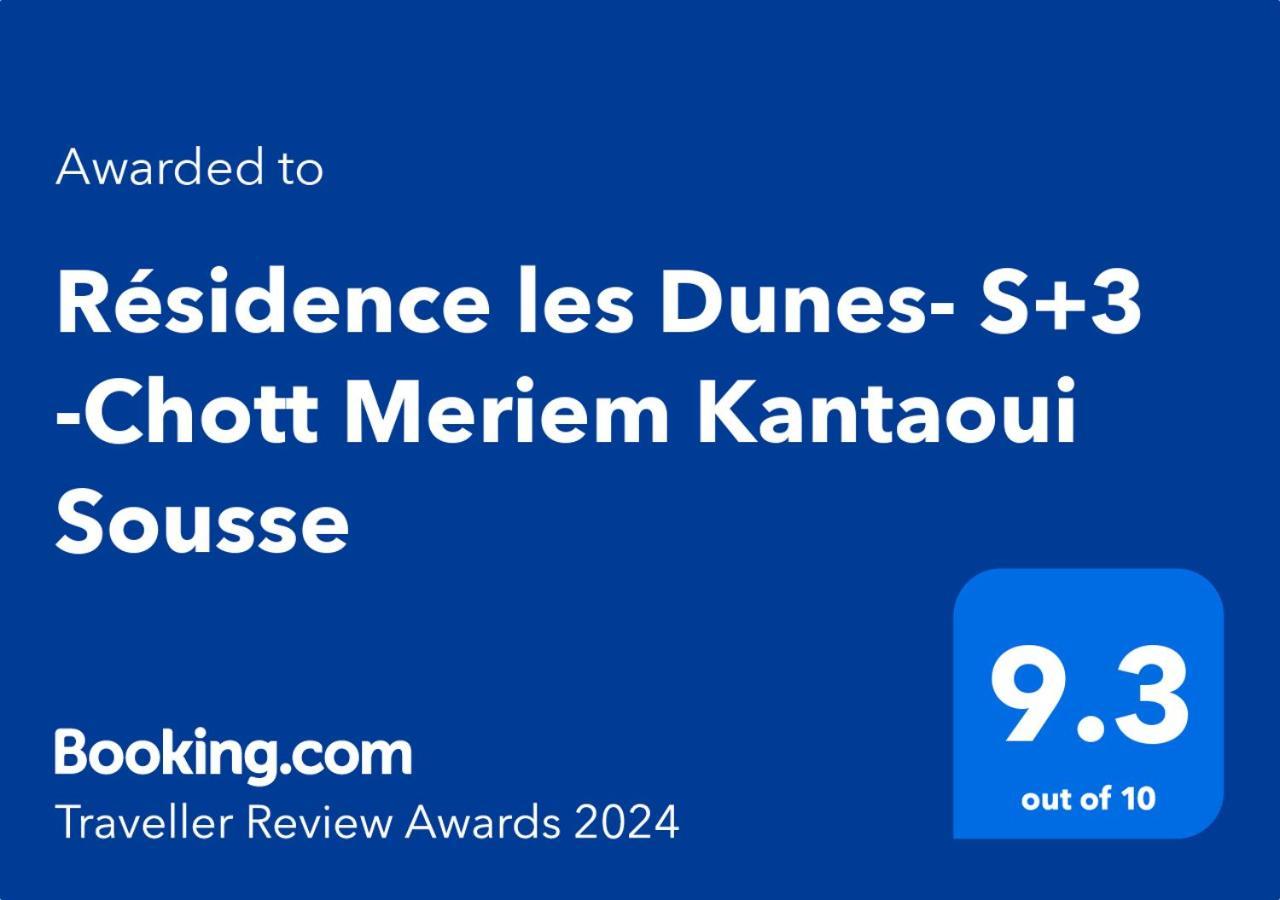 Evasion Familiale Pres De De La Mer S3 Chott Meriem Kantaoui Sousse Kültér fotó